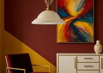 Lampa wisząca produkcji niemieckiej