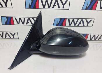 BMW 1 E87 LUSTERKO ZEWNĘTRZNE LEWE 5PIN EUROPA SHADOW 475 BLACK SAPHIRE