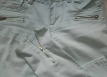 miętowe spodnie rurki miętowe spodnie rurki