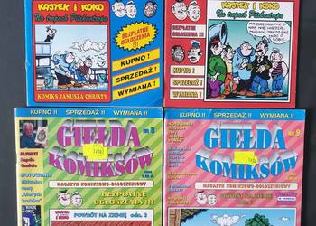 Giełda Komiksów nr1,2,8 i 9 - spis i wycena komiksów Christa