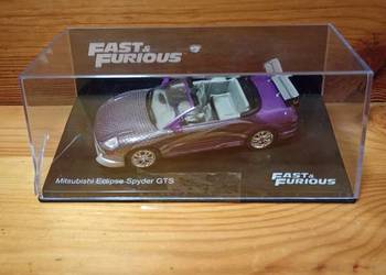 MITSUBISHI ECLIPSE SPYDER GTS deagostini 1:43 szybcy i wściekli fast