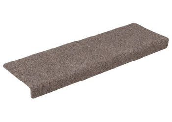 Nakładki na schody 15 szt. igłowane 65x21x4 cm kremowe WM-326190