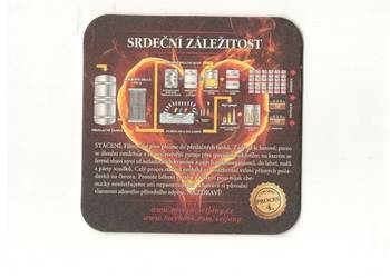 Svijany  - podstawka do piwa. Nr. 21.