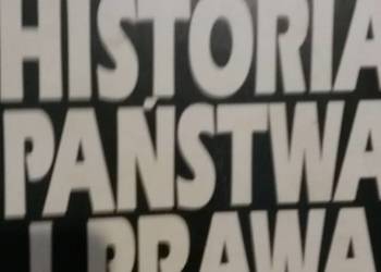 Powszechna historia państwa i prawa Szczaniecki unikaty