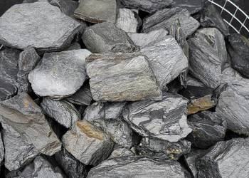 Kora czarna antracytowa Kamienie ogrodowe dekoracyjne ozdobne