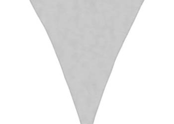 Żagiel przeciwsłoneczny jasnoszary 5x6x6 m 100% poliester WM-4000923