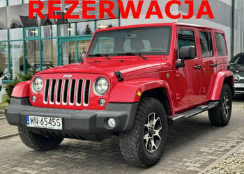 Jeep Wrangler Sahara Unlimited 286 KM. Krajowy. Książkowa historia serwiso…