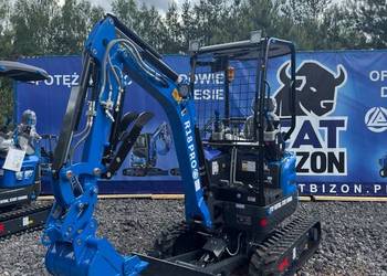 Minikoparka Rippa R18 PRO - TRANSPORT GRATIS - Kubota - Ramię skrętne - Kci
