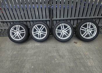 Koła audi 5x112 225 50 17cali opony jak nowe zima Dunlop z 24 roku