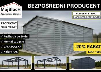 Blaszak Ocynk - Garaż Blaszany Ocynkowany - Producent – Maj-Blach