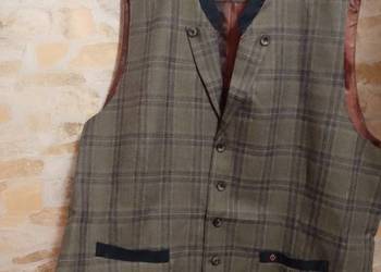 (7XL/66) Charles Colby/ Biznesowa kamizelka garniturowa z Londynu