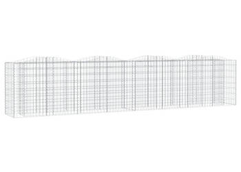 Łukowaty kosz gabionowy 400x50x100 cm galwanizowane żelazo WM-153547