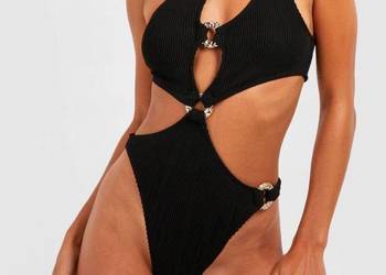 (38/M) Zmysłowy strój kąpielowy z Londynu, monokini, NOWY