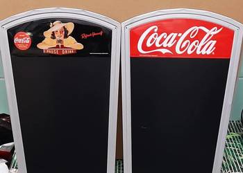 Sprzedam Kolekcjonerskie Okazałe 2 Tablice Menu naścienne