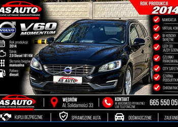 Volvo V60 2,0D4 181KM Momentum/Ledy/Xenon/Skóry/Navi/PDC/Serwis/ I (2010-2…