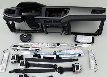 VW POLO 2G AIRBAG DESKA PASY PODUSZKI AIR BAG ORYGINAŁ DEMONTAŻ