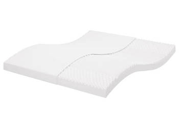 Materac piankowy biały 180x210 cm 7-strefowy twardość 20 ILD WM-4016652