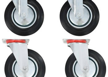 Kółka skrętne 4 szt. 200 mm WM-143460