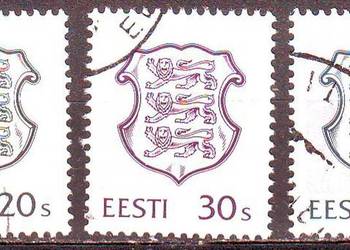 Zn. Estonia Mi 266A, 7, 8 kas 1995