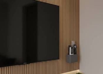 Stojak na piloty organizer kolor szary