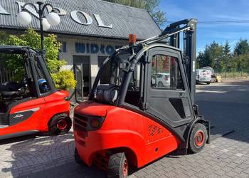 Wózek widłowy LINDE H35T triplex kabina widlak 393 392