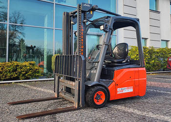 Wózek widłowy elektryczny Linde E16C 1,6 t duplex 3,15 m 2008