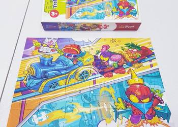 Edukacyjne puzzle Super Zings dla dzieci 3+