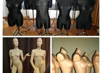 Manekiny krawieckie/sklepowe cena za zestaw 22 sztuki, transport