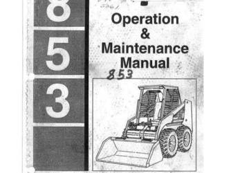 BOBCAT 853 instrukcja DTR książka wysyłka !