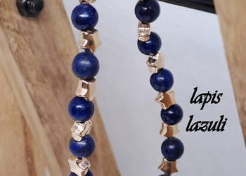 Bransoletka lapis lazuli gwiazdki #16