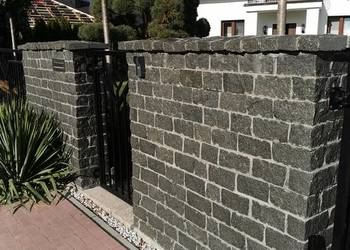 Bloczek murowy Ogrodzeniowy z Kamienia Naturalnego Granit