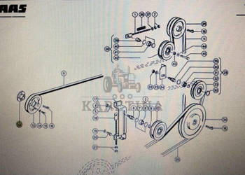 Piasta Claas Mega 370-340 Nr kat. 000 629 724 0 Nr kat. 000 629 724 0