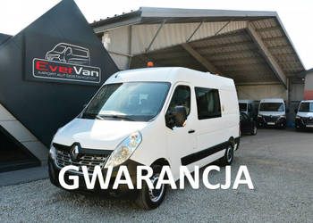 Renault Master średniak 7 osobowy L2H2 brygadówka doka 145KM!!