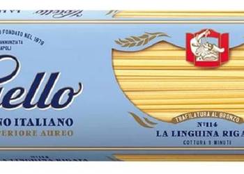 Makaron Linguide Rigate 500g - Voiello  x 4   2 kg