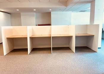 4x Biurko komputerowe boks stanowisko call center kafejka internet
