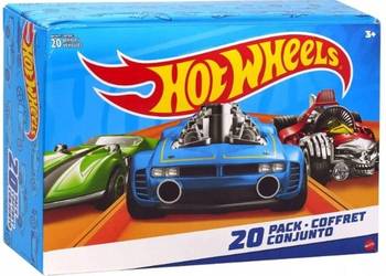 HOT WHEELS Zestaw Mix 20 Autek Autka Resorówki Samochody
