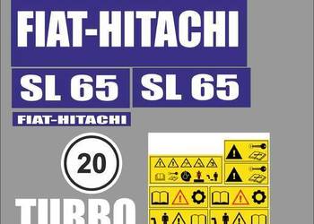 naklejki fiat hitachi sl 65