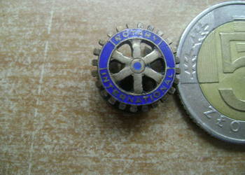 Starocie z PRL - Odznaka brytyjska = Rotary International