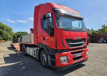 Zestaw Niskopodwoziowy Iveco Stralis  Specjalny 2x wciągarka naczepa Tir