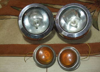 Reflektory przednie + kierunkowskazy Nysa