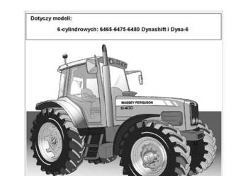 Instrukcja MF Massey ferguson 6465 6475 6480 PL 6460 6470