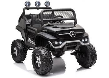 Pojazd na akumulator Mercedes Unimog S metalik