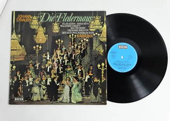 Płyta Winylowa LP EX: Johann Strauss – Die Fledermaus / Karajan DECCA