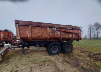 Przyczepa wywrotka tandem skorupa Zarejestrowana
