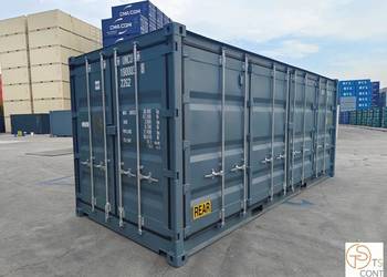 Kontener morski magazynowy OPEN SIDE 20 DV OS i 20 HC OS – TS-CONT