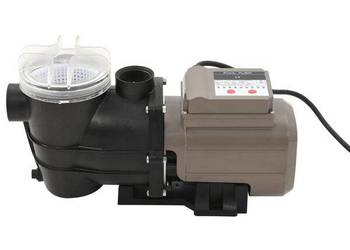 vidaXL Pompa do basenu z czasomierzem, czarna(SKU:91724)