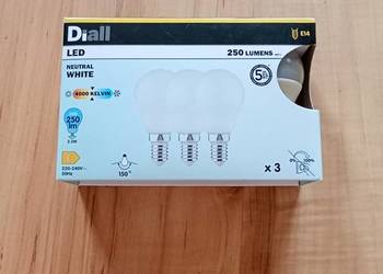 LED żarówka świetlówka Diall 3x2,2W E14 4000K 250ln (25W) barwa neutralna
