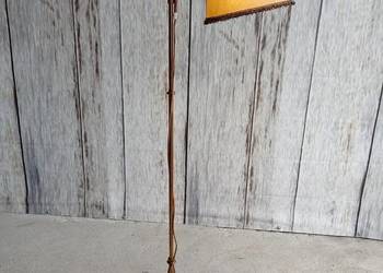 mosiężna retro lampa podłogowa / 255