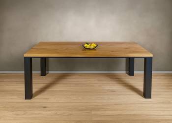 Stół Dębowy LOFT, 100% Lite Drewno DĄB, Rozkładany.