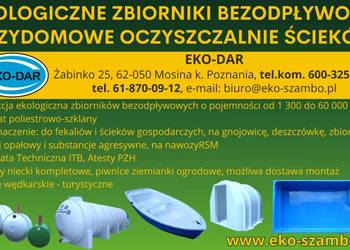Zbiornik na deszczówkę pojemności do 60m3 Montaż Dostawa
